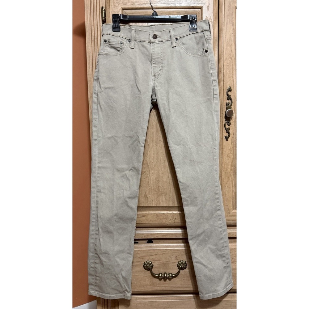 Levi's 511 Khaki Tan Jeans 30x32 Cotton Men's Pants